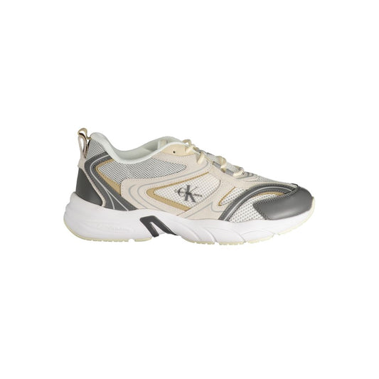 Calvin Klein Beige Polyester Sneakers