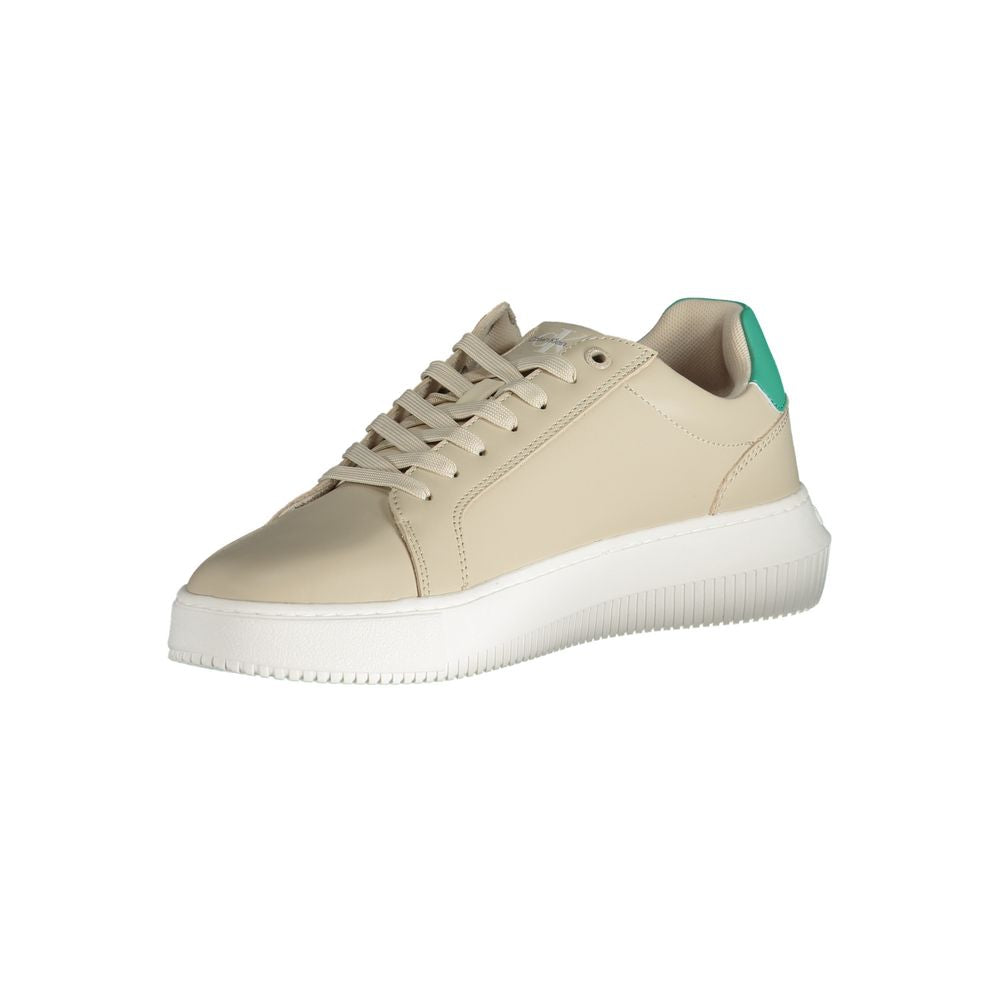 Calvin Klein Beige Polyester Sneakers