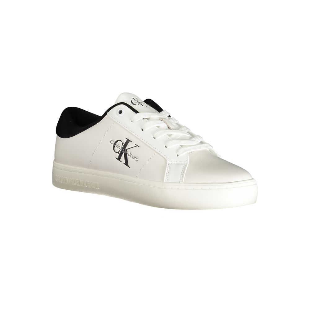 Calvin Klein sneakers made of white polyester