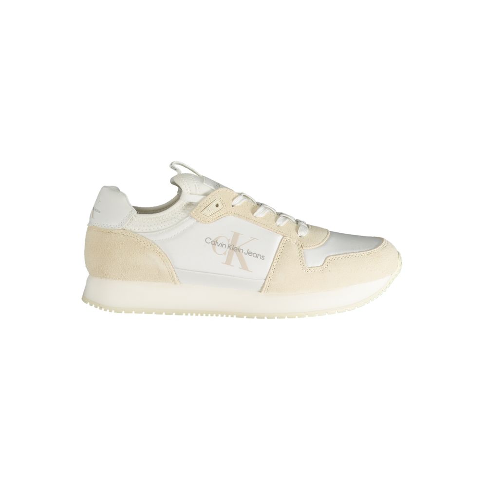 Calvin Klein sneakers made of white polyester