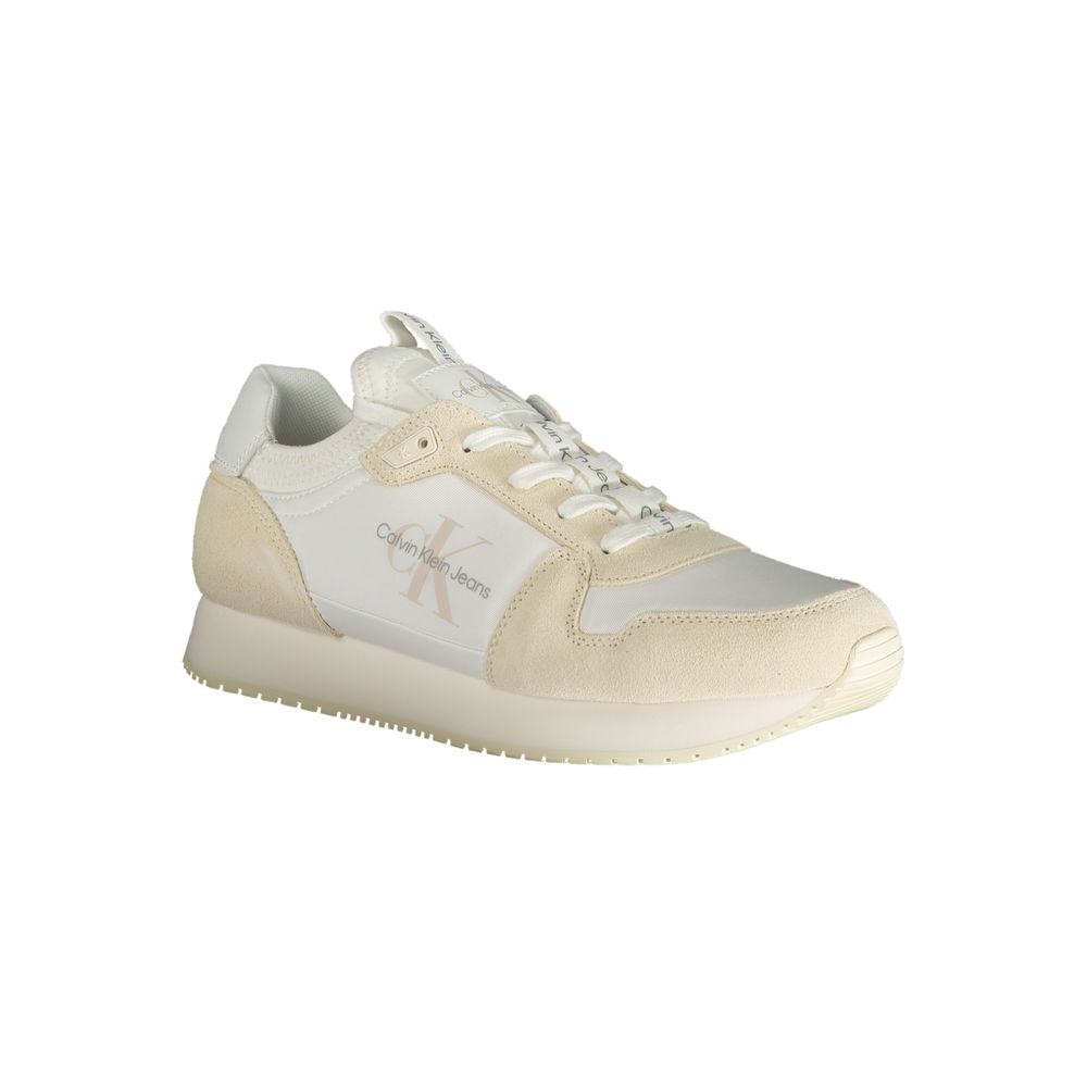 Calvin Klein sneakers made of white polyester