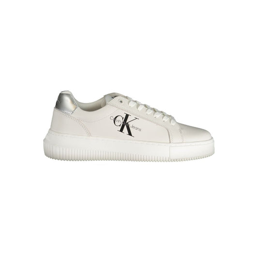 Calvin Klein sneakers made of white polyester