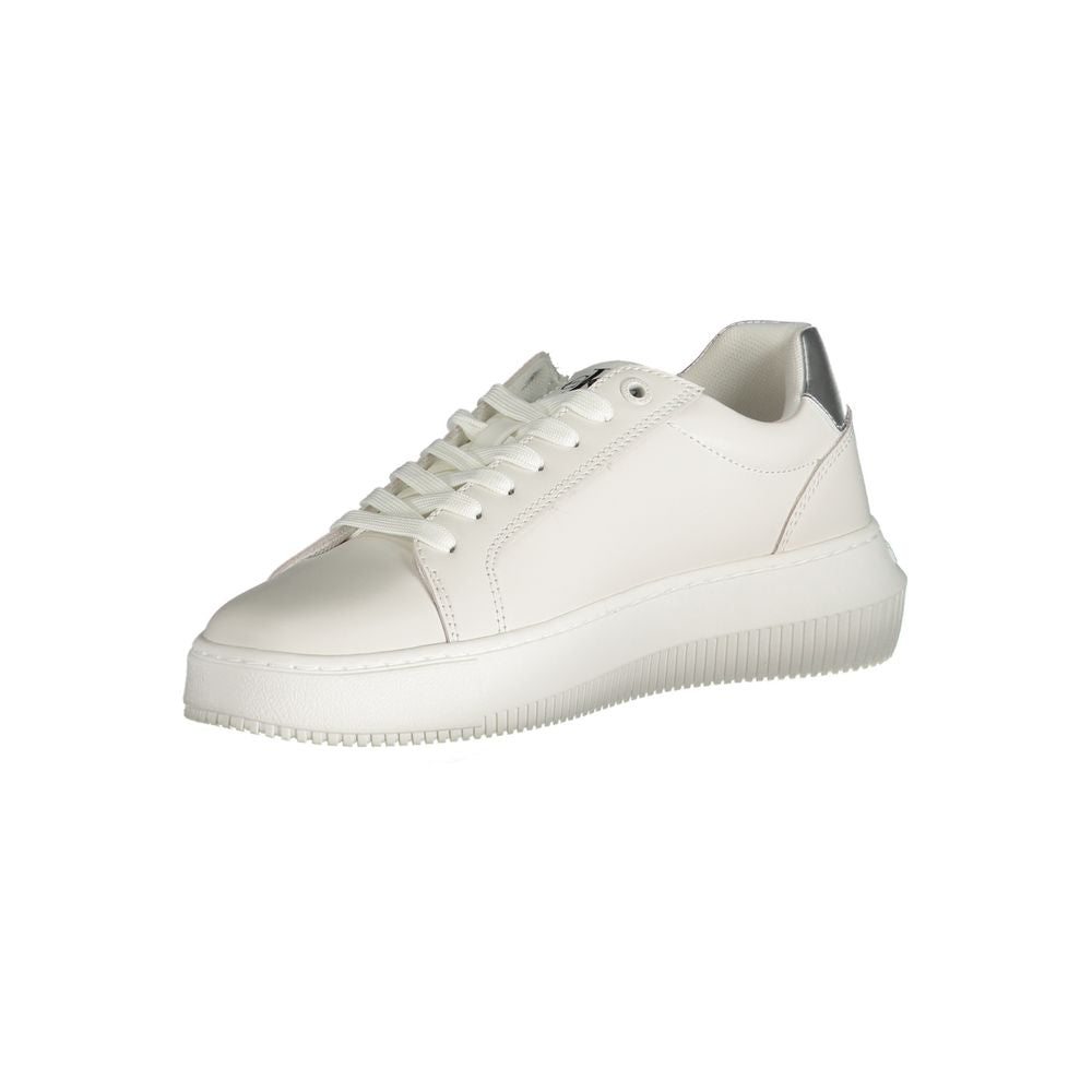 Calvin Klein sneakers made of white polyester