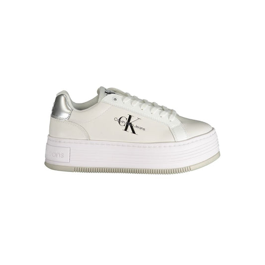 Calvin Klein sneakers made of white polyester