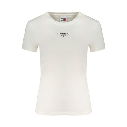 Tommy Hilfiger White Cotton Tops &amp; T-Shirt