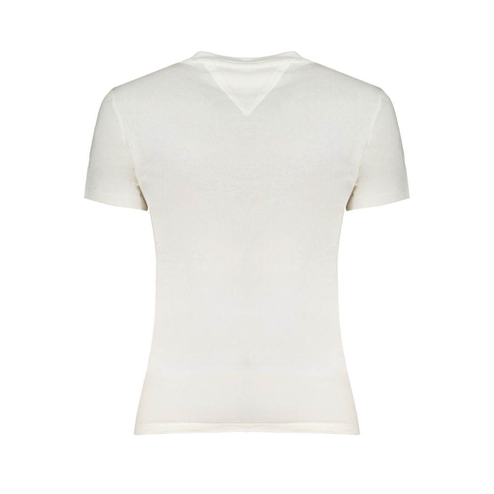 Tommy Hilfiger White Cotton Tops &amp; T-Shirt