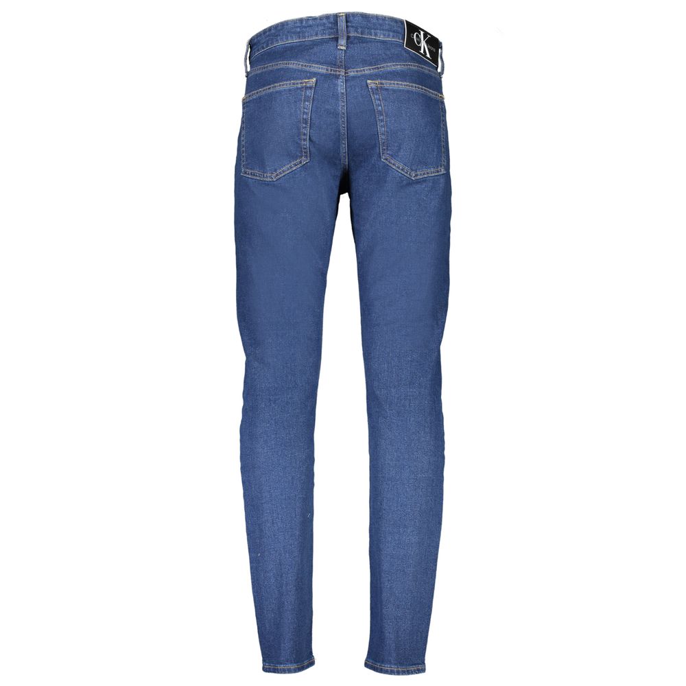 Calvin Klein Blue Cotton Jeans &amp; Pants