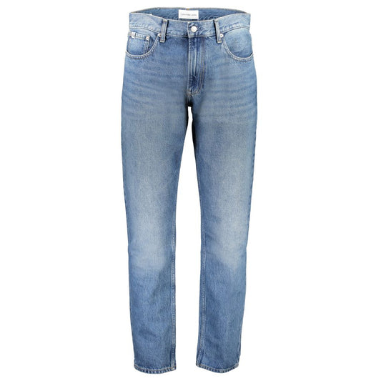 Calvin Klein Blue Cotton Jeans &amp; Pants