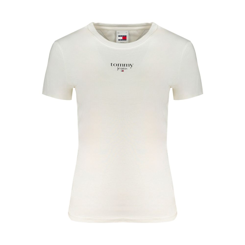 Tommy Hilfiger White Cotton Tops &amp; T-Shirt