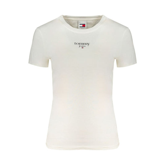 Tommy Hilfiger White Cotton Tops &amp; T-Shirt