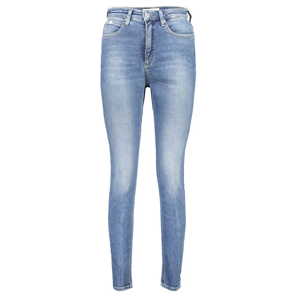 Calvin Klein Blue Cotton Jeans &amp; Pants