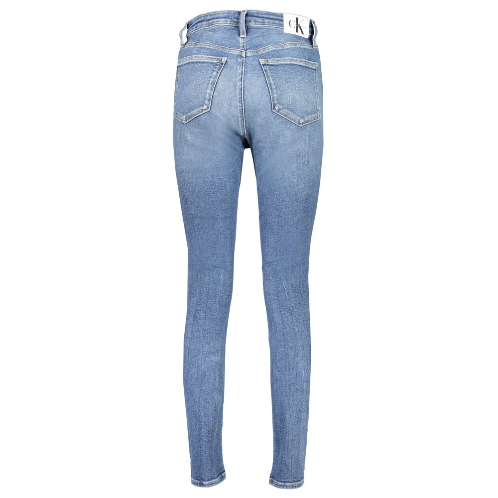 Calvin Klein Blue Cotton Jeans &amp; Pants