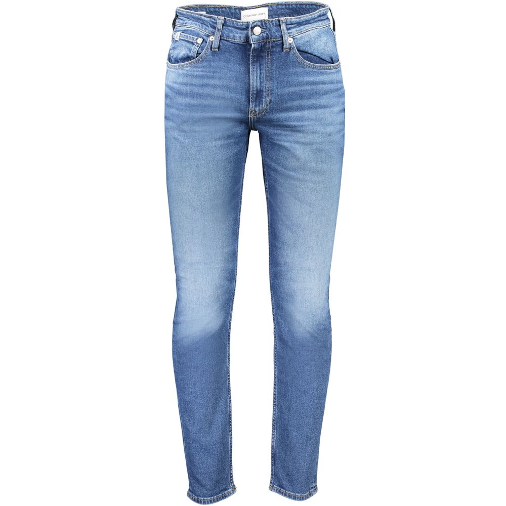 Calvin Klein Blue Cotton Jeans &amp; Pants