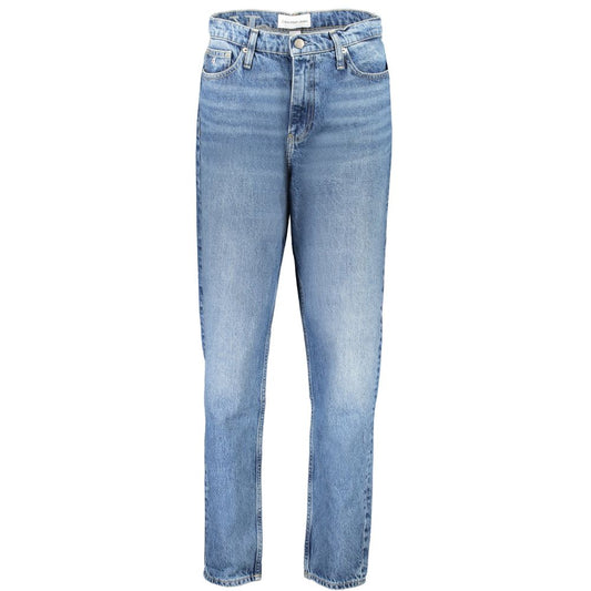 Calvin Klein Blue Cotton Jeans &amp; Pants