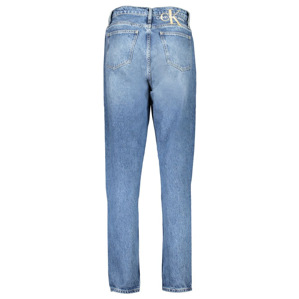 Calvin Klein Blue Cotton Jeans &amp; Pants