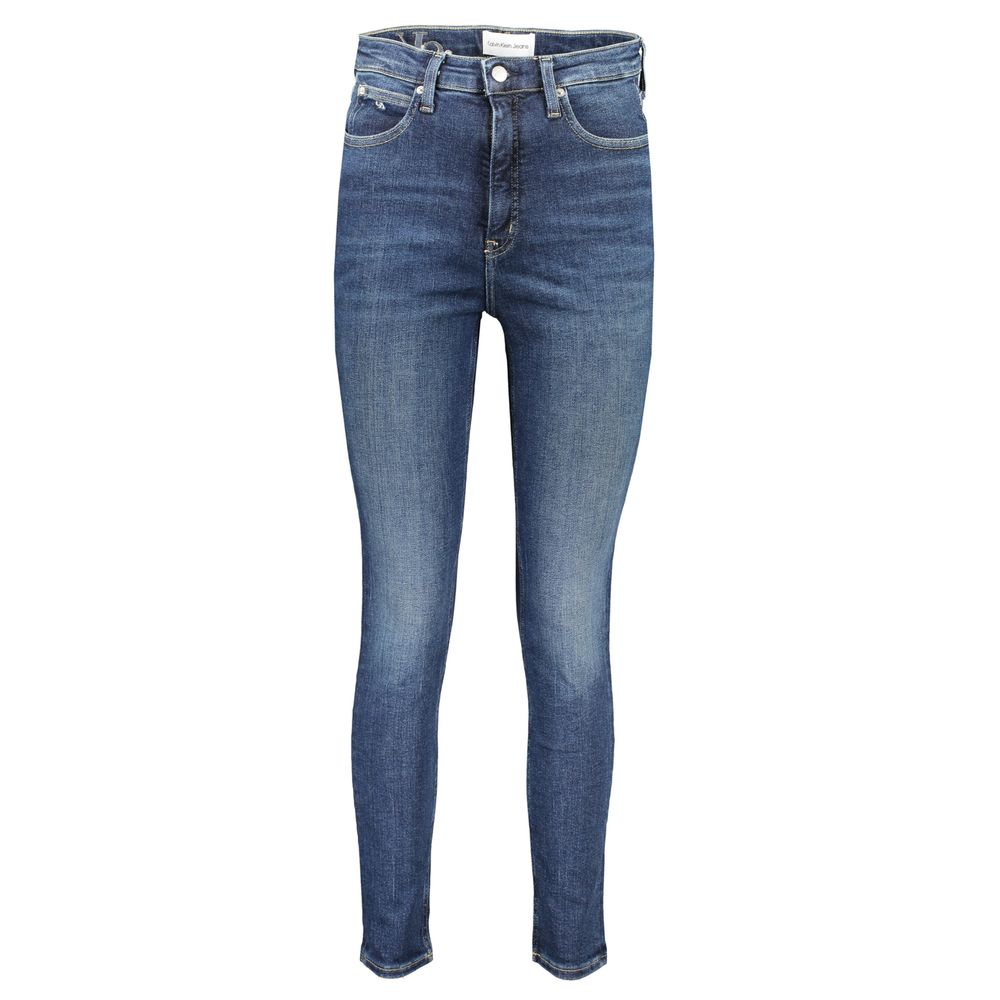 Calvin Klein Blue Cotton Jeans &amp; Pants