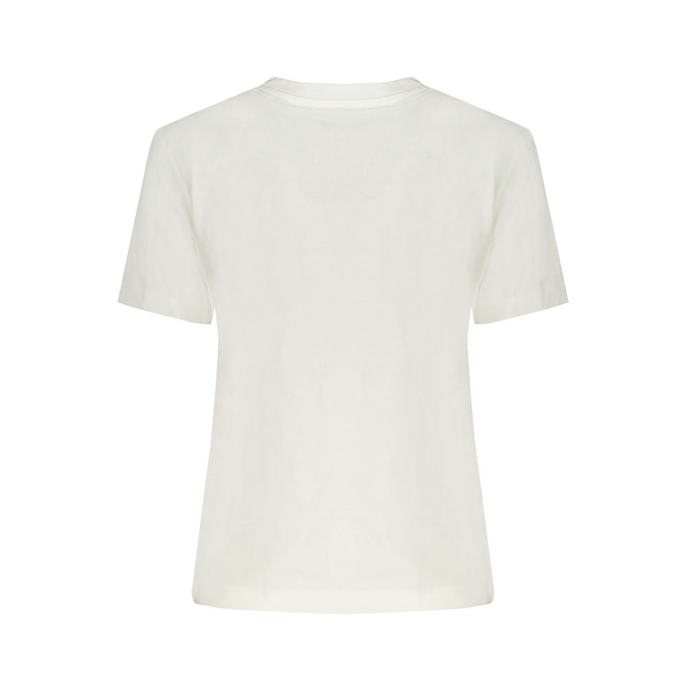 Calvin Klein White Cotton Tops &amp; T-Shirt