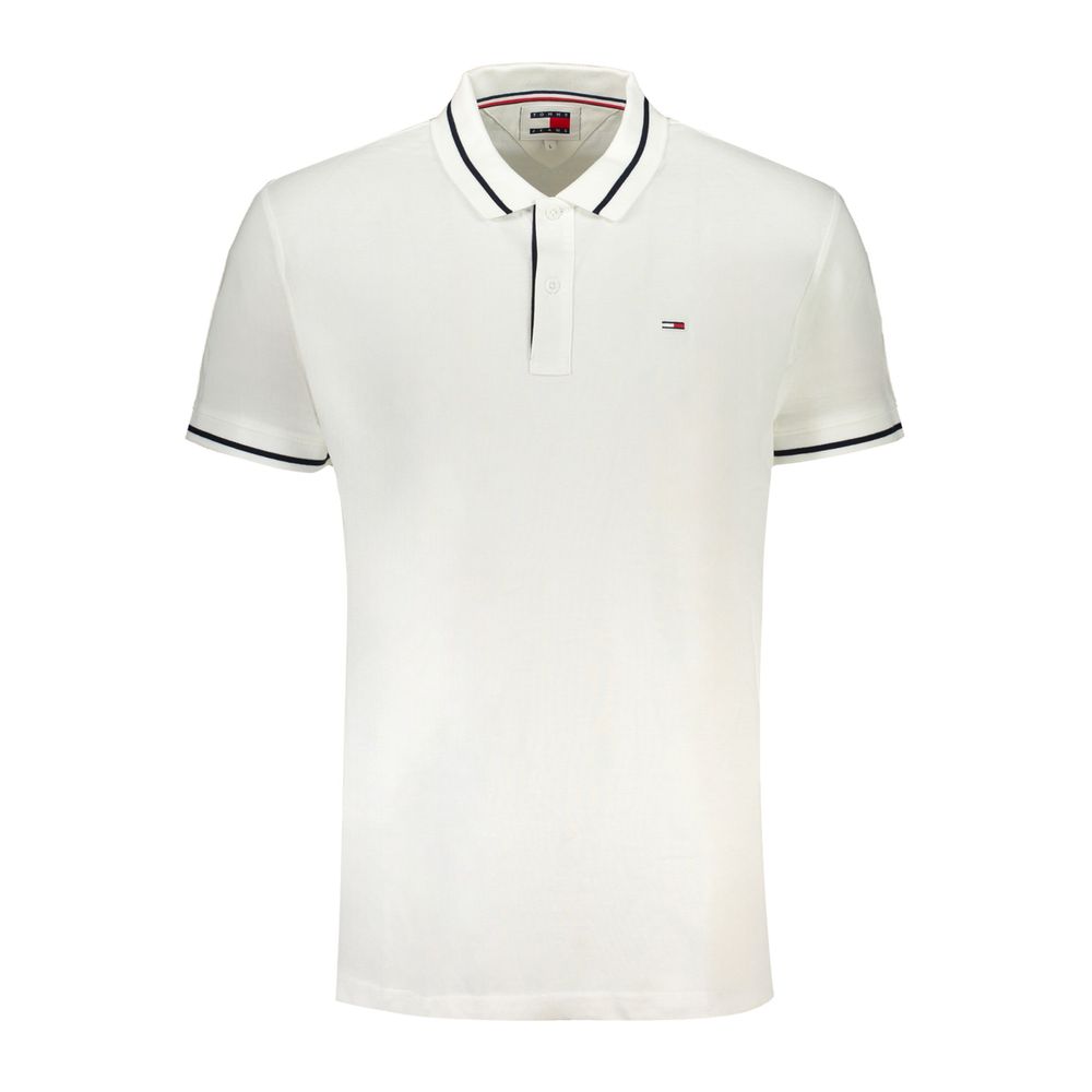 Tommy Hilfiger Weißes Baumwoll-Poloshirt