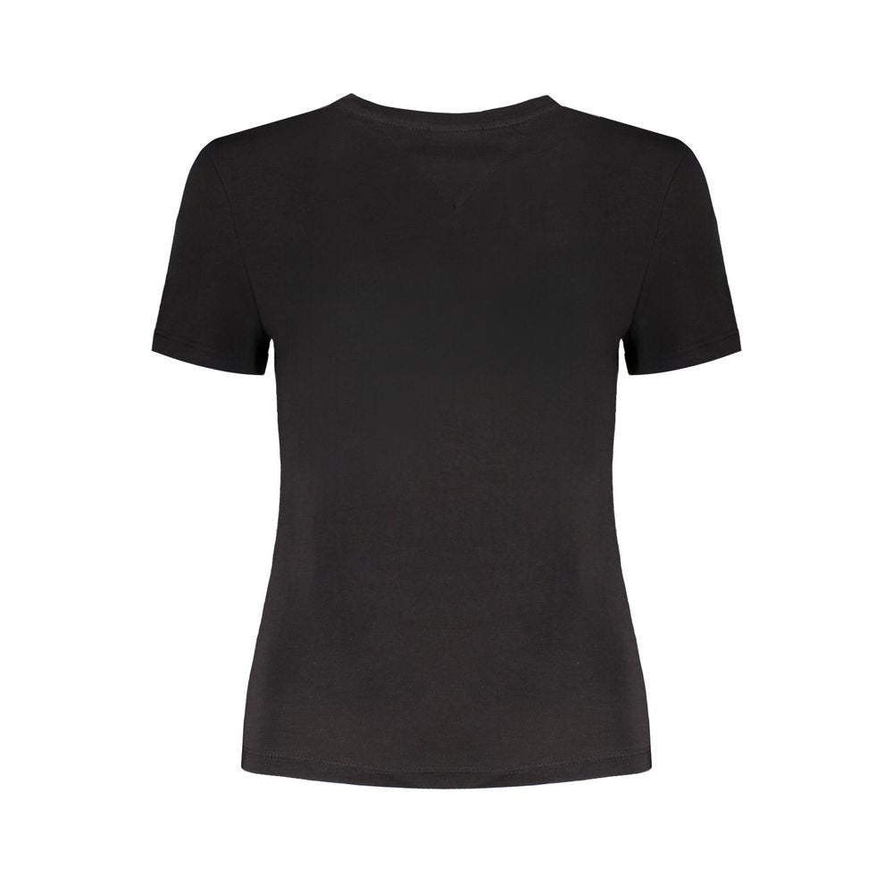 Tommy Hilfiger Black Cotton Tops &amp; T-Shirt