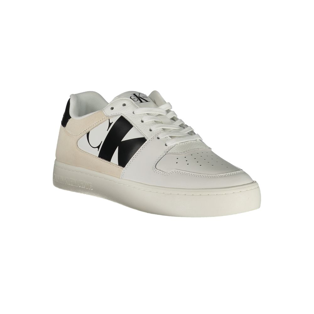 Calvin Klein sneakers made of white polyester