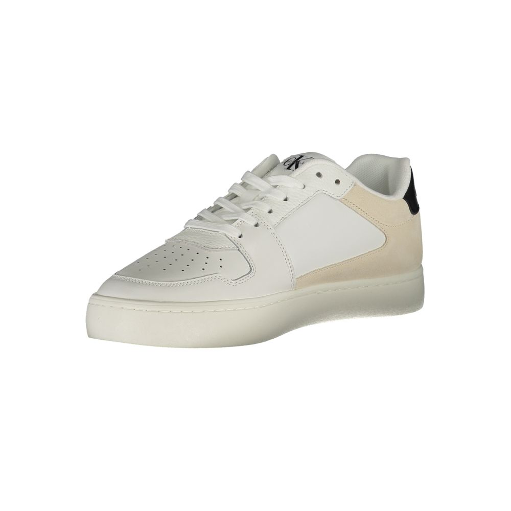 Calvin Klein sneakers made of white polyester