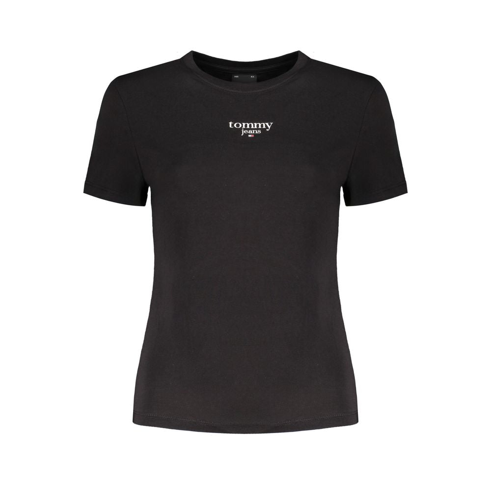 Tommy Hilfiger Black Cotton Tops &amp; T-Shirt