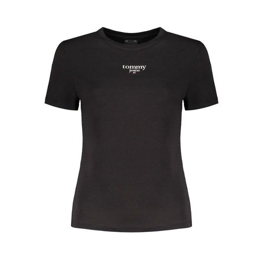 Tommy Hilfiger Black Cotton Tops &amp; T-Shirt