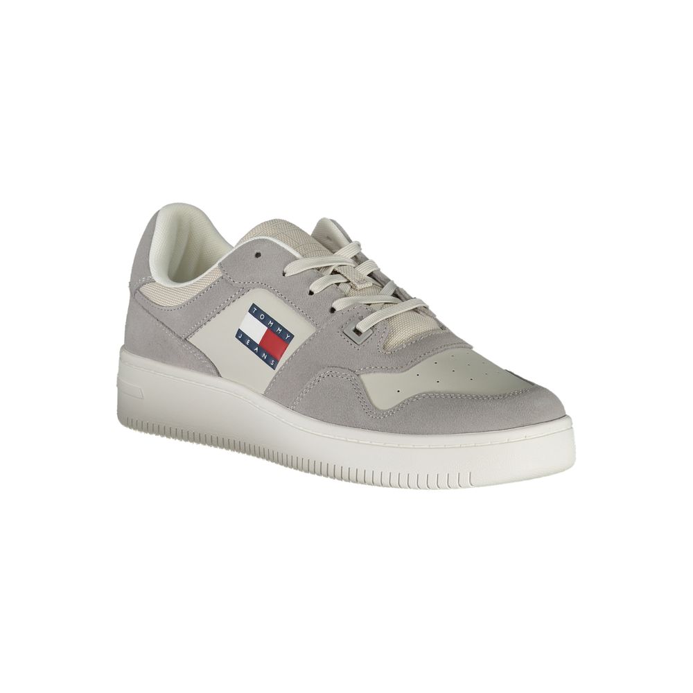 Tommy Hilfiger Gray Polyester Sneakers