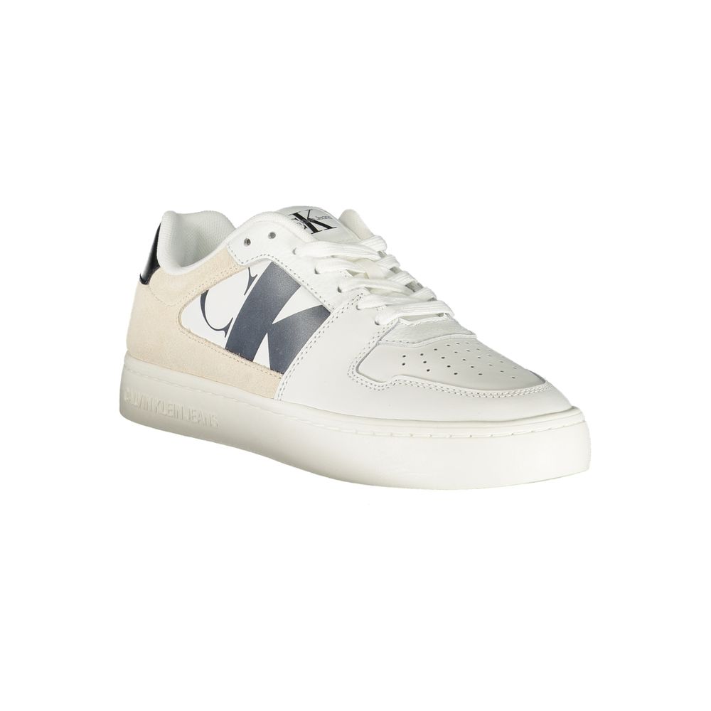 Calvin Klein sneakers made of white polyester