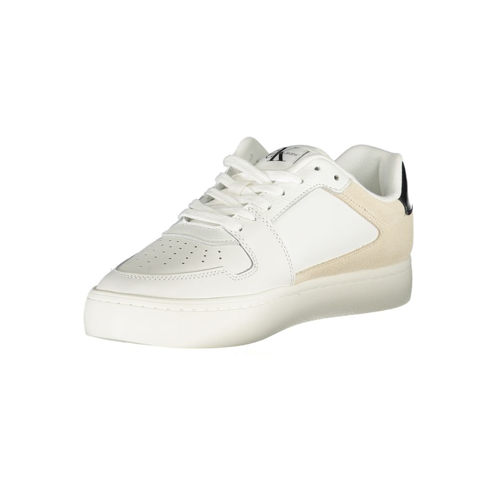 Calvin Klein sneakers made of white polyester