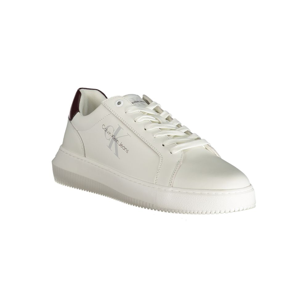 Calvin Klein sneakers made of white polyester