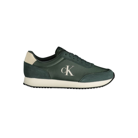 Calvin Klein Green Polyester Men's Sneaker