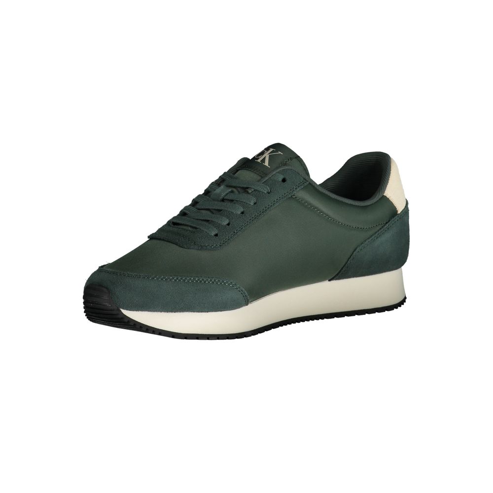 Calvin Klein Green Polyester Men's Sneaker