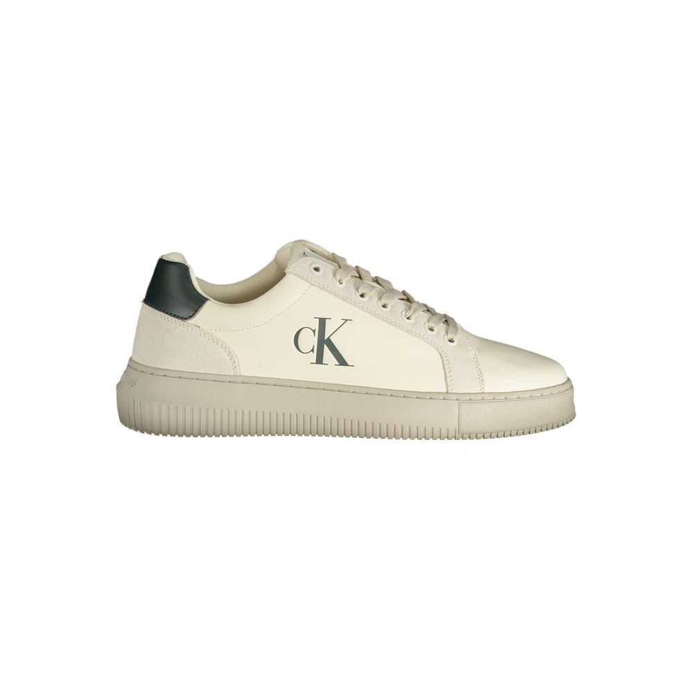 Calvin Klein sneakers made of white polyester