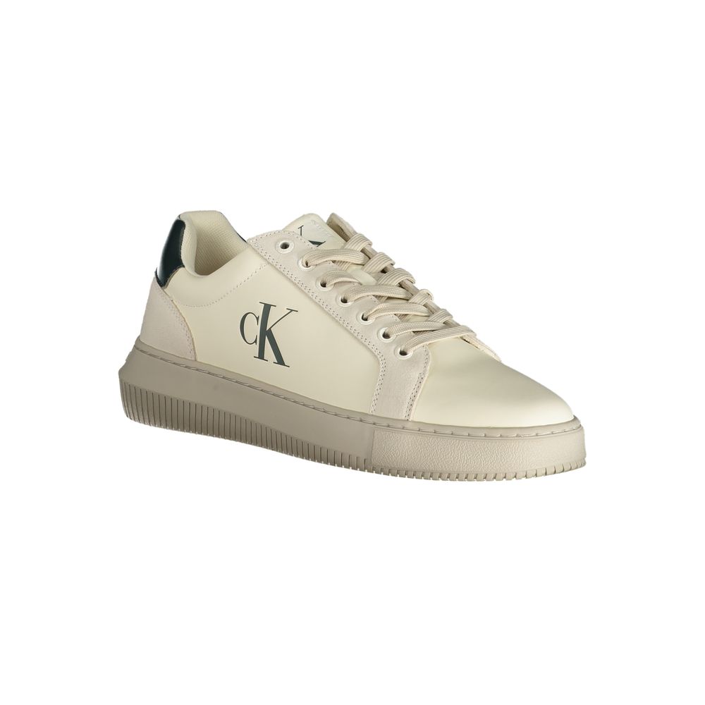 Calvin Klein sneakers made of white polyester