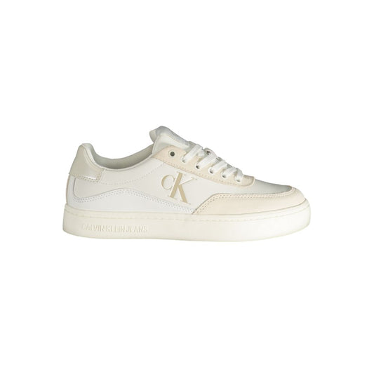 Calvin Klein sneakers made of white polyester