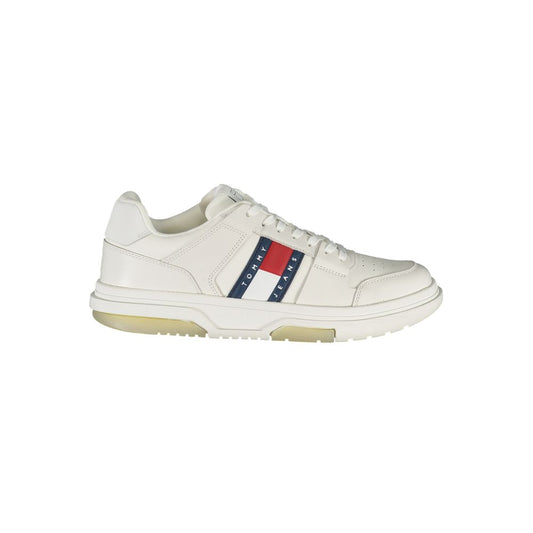 Tommy Hilfiger White Polyethylene Men's Sneakers