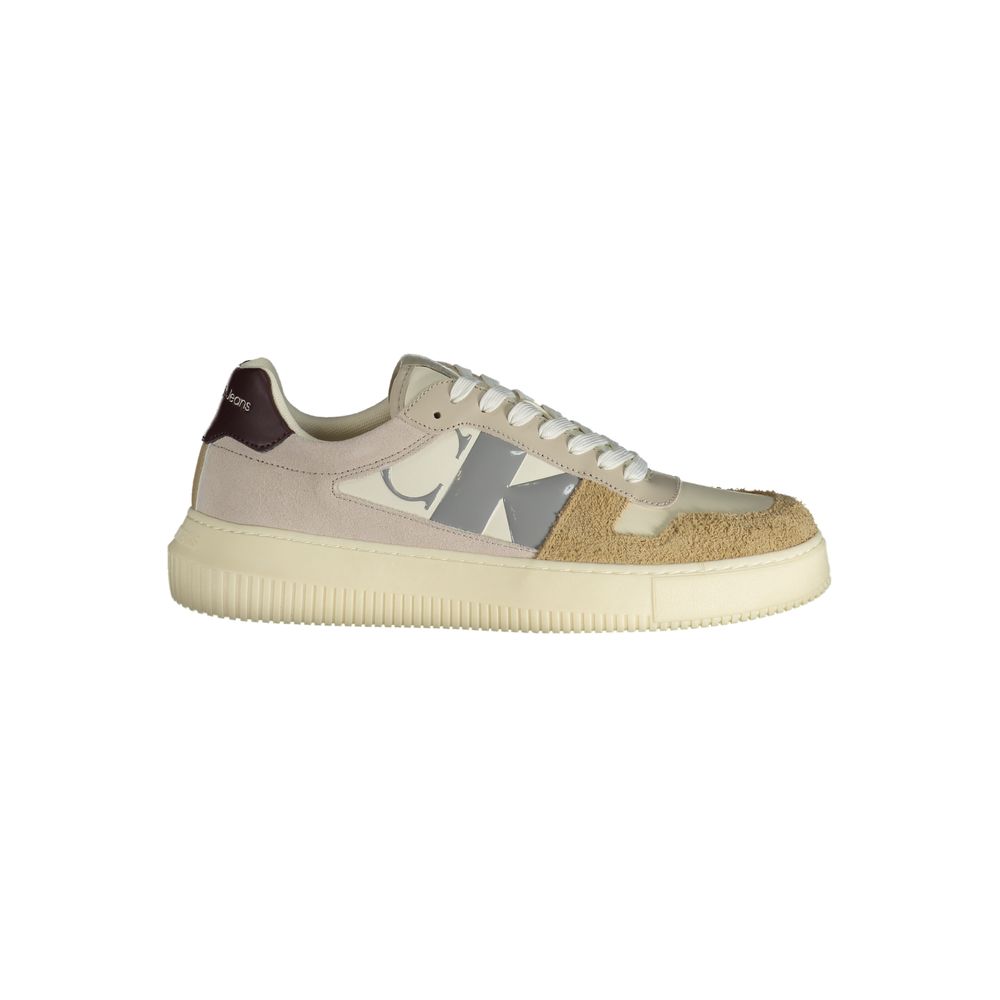 Calvin Klein Beige Polyester Sneakers