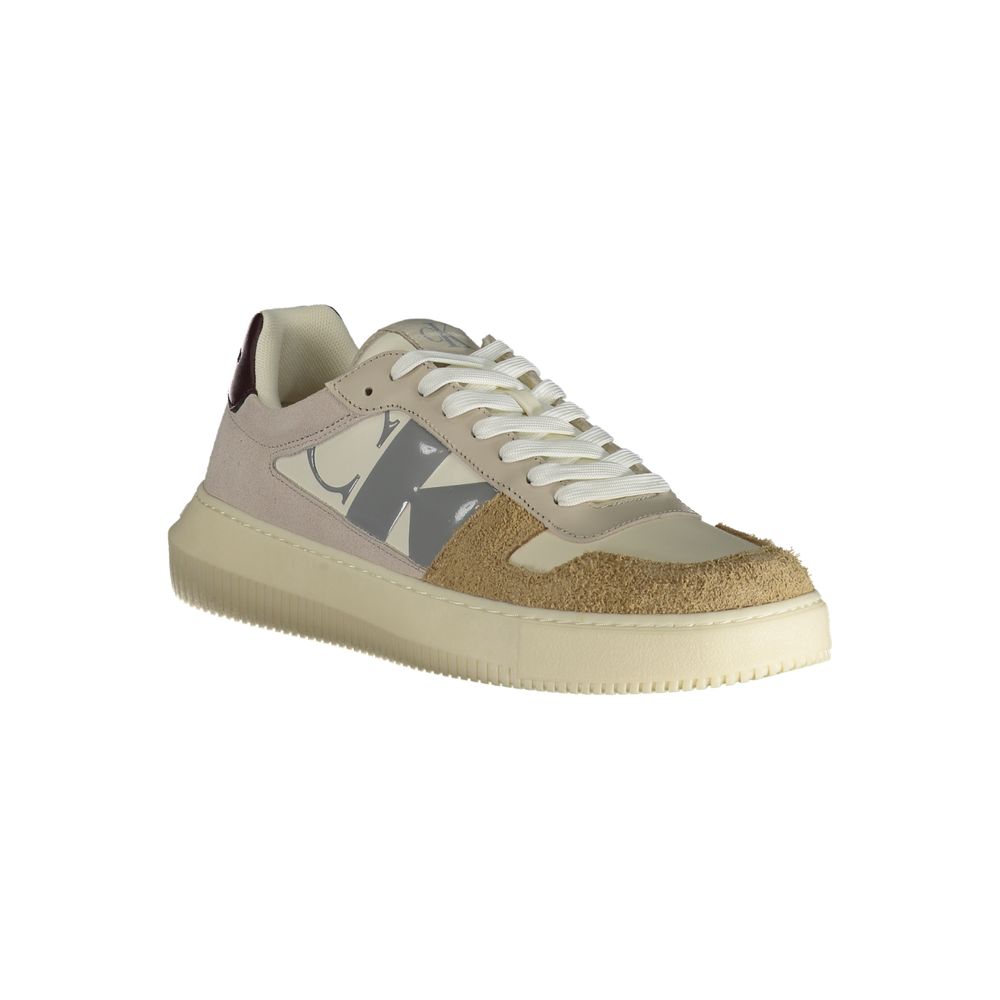 Calvin Klein Beige Polyester Sneakers