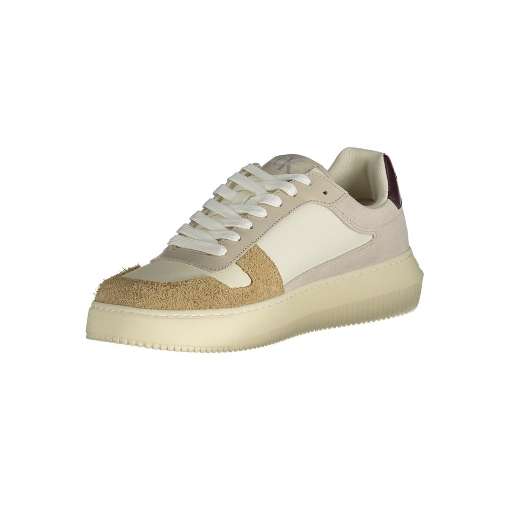 Calvin Klein Beige Polyester Sneakers