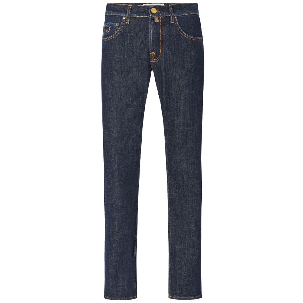 Jacob Cohen Blaue Baumwolljeans & Hose