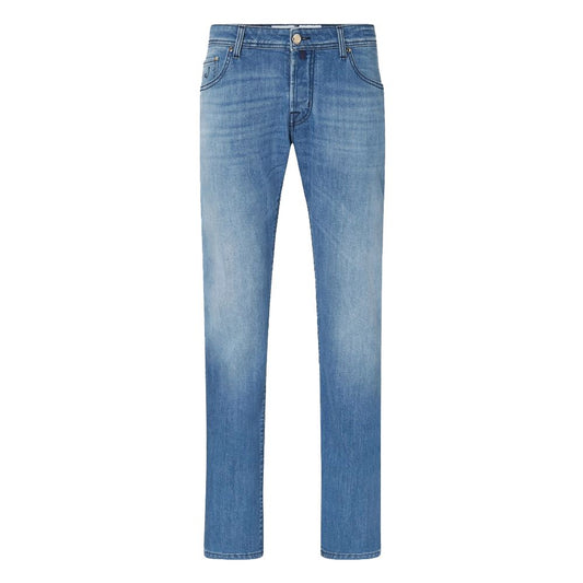 Jacob Cohen Hellblaue Baumwolljeans & Hose