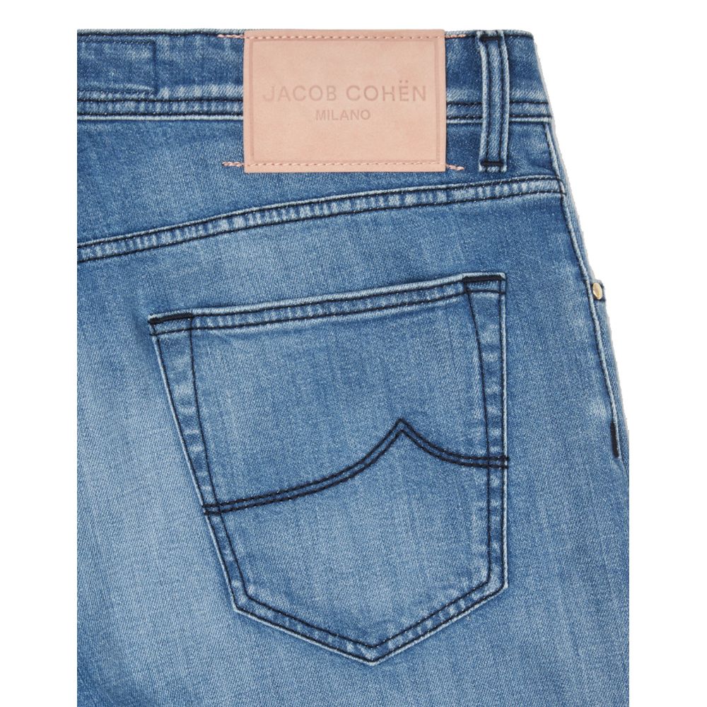 Jacob Cohen Hellblaue Baumwolljeans & Hose