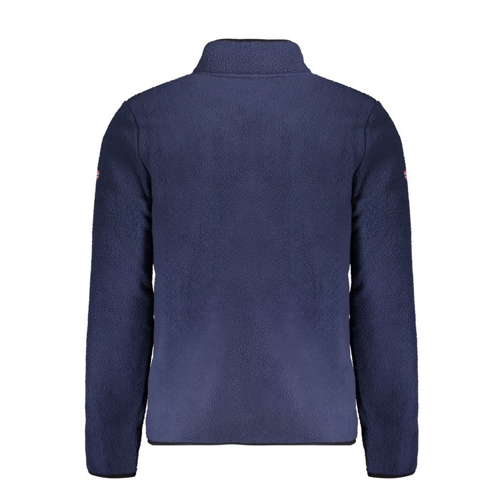 Norway 1963 Blauer Polyester-Pullover für Männer