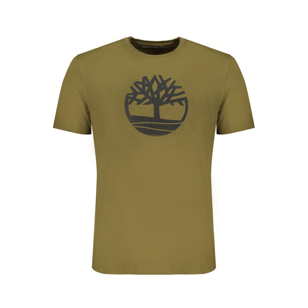 Timberland Green Cotton Men's T-Shirt