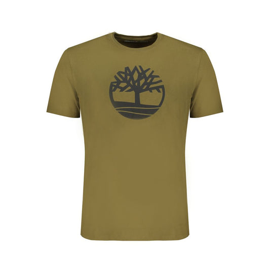 Timberland Green Cotton Men's T-Shirt