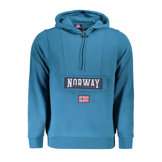 Norway 1963 Blauer Baumwollpullover für Männer