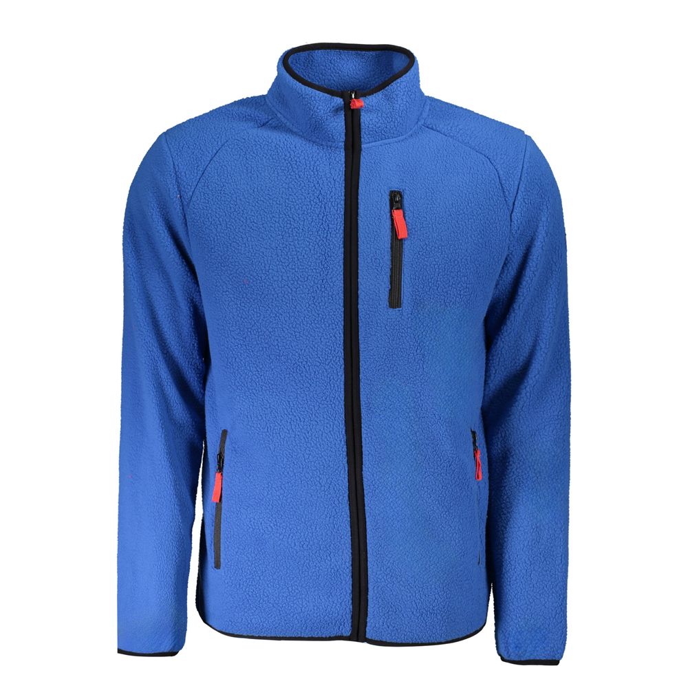 Norway 1963 Blauer Polyester-Pullover für Männer