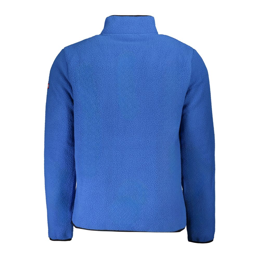 Norway 1963 Blauer Polyester-Pullover für Männer