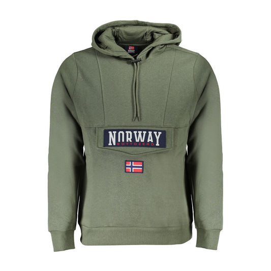 Norway 1963 Grüner Baumwollpullover für Männer